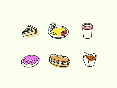 Breakfast Cafe Icons