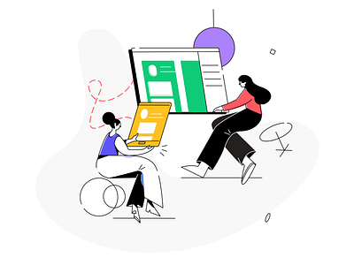 Designing UIUX Illustration