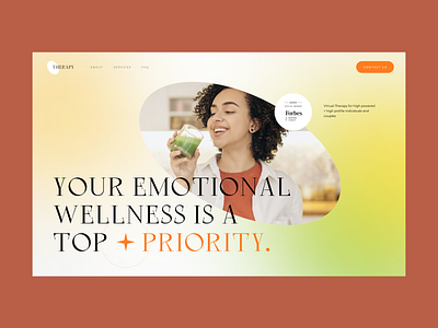 Psychotherapist Landing Page Concept daily design homepage landing page psychotherapy ui web webdesign website