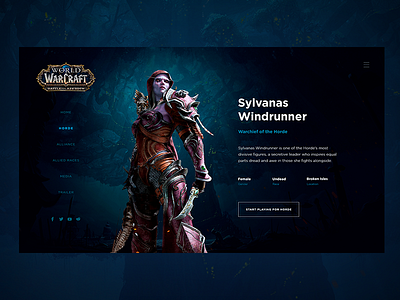 Mmorpg Website designs, themes, templates and downloadable graphic elements  on Dribbble