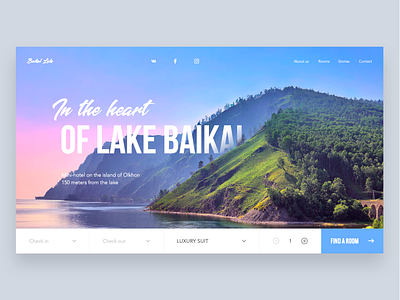 Hotel Booking Daily UI book daily design homepage hotel landing landing page ui web webdesign website