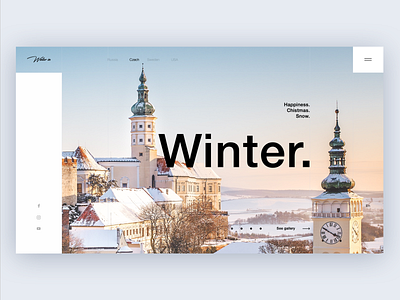 Winter. South Moravia. Daily UI