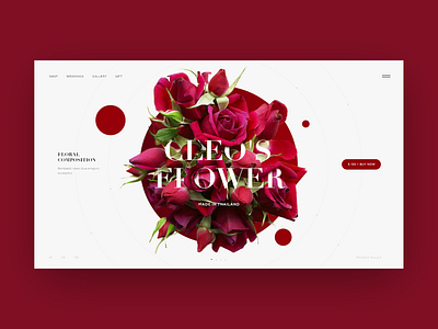 Flower Shop Homepage Concept