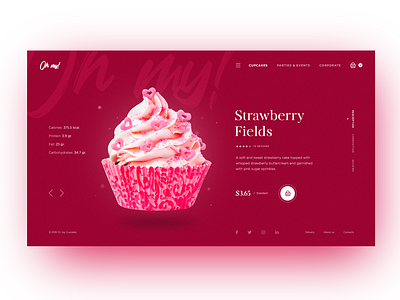 Cupcake Store Homepage Concept By Kris Anfalova For Shakuro On Dribbble