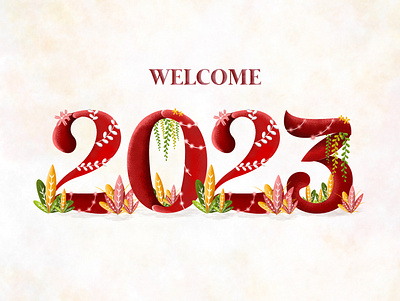 Happy new year 2023 2023 happynewyearpost illustration newyear photoshop art vector art vector illustration