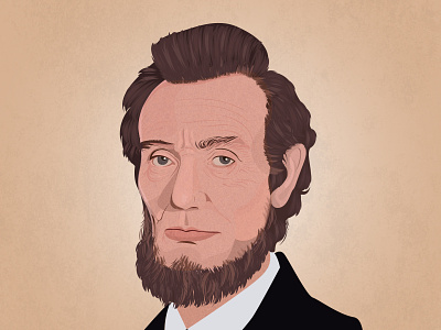 Abraham Lincoln abraham lincoln design graphic design illustration portrait usa president vector vector art vector illustration