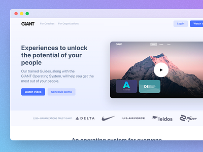 GiANT Landing Page