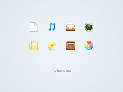 My icons set 32 32px custom icon set