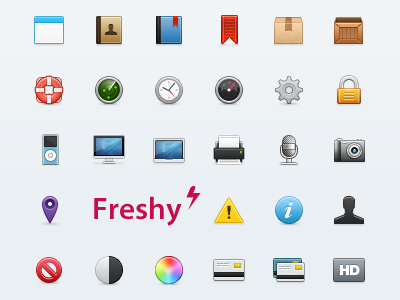 Freshy Icon Set 32 32px custom icon set