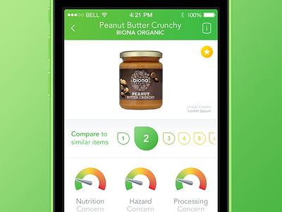 EWG Food for iOS database ewg food green ios iphone