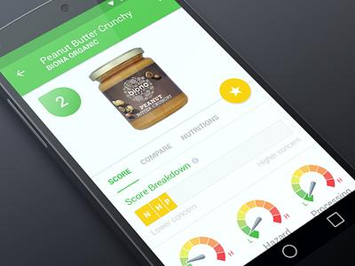 EWG Food for Android android ewg food green material