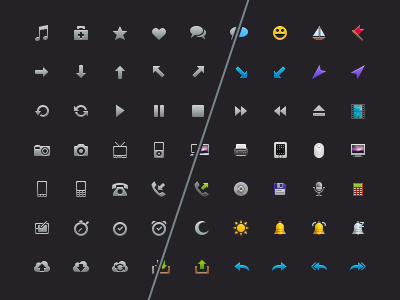 Icons4Coffee 16px icons glyphs icon set