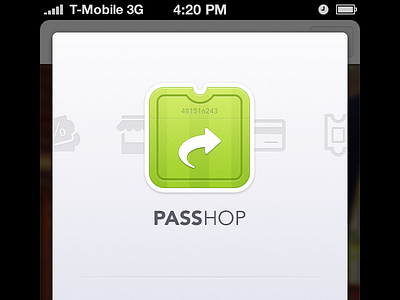 Passhop Landing Icon ios iphone pass passbook