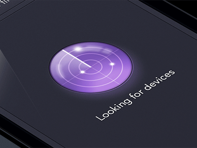 Looking for devices animation fun ios iphone radar