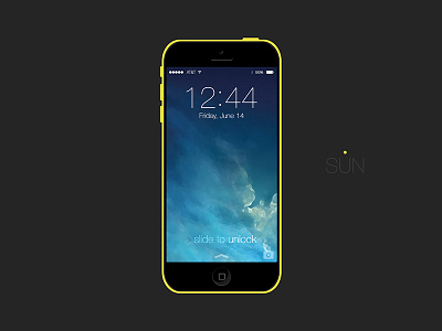 iPhone 5C [Sun] 5c 5s ios 7 iphone iphone 5 iphone 5c iphone 5s