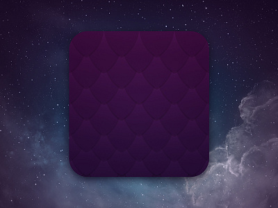 Dragon Scales Icon dark dragon dragons scales galaxy ios 7 purple scales study