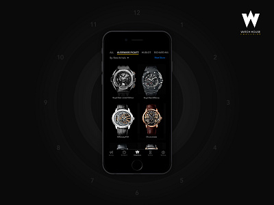 Watch House - Watch Store Collections app black collections e commerce exclusive ios luxury shop store watch