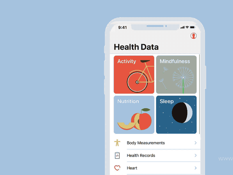 Apple Health App Concept-Instant Nutrition Values with AR and AI