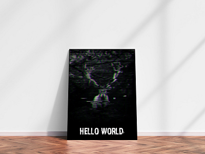 Hello World art design digital editing glitch graphic manipulation photo photoshop