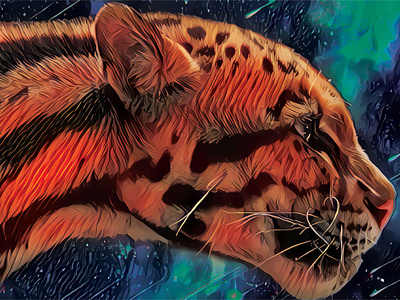 Dreaming Project - Big Cats art design digital editing graphic illustration manipulation photo photoshop