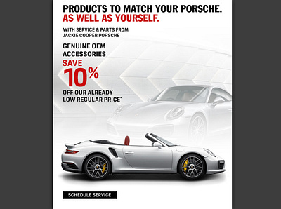 Porsche Email Marketing Ad advertisement advertising art branding design digital editing manipulation photo photoshop