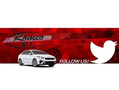 Kia Custom Twitter Banner advertisement art branding design digital editing graphic manipulation photo photoshop