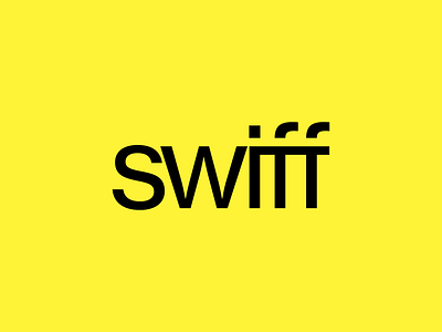 Swiff logo concept brand brand identity branding clean design identity logo logo design logotype mark modern simple wordmark