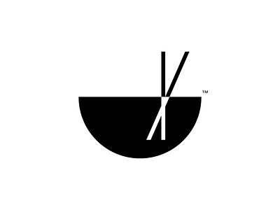 Chopsticks logo concept brand brand identity branding chopsticks clean design identity logo logo design mark modern simple