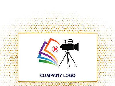 Video making logo design creative creative design design illustration logo logo design ui vector video logo video making logo