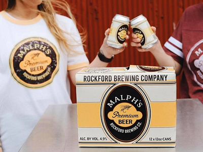 Malph's Premium Beer Label Design