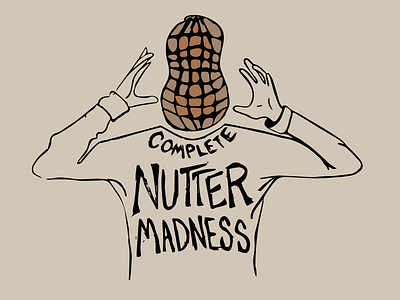Complete Nutter Madness design illustration logo vector