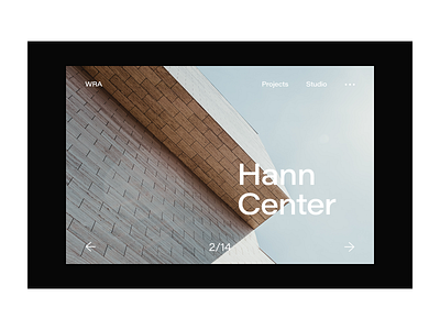 Architecture Firm Homepage brand identity brand identity design branding branding design interface typography ui ux visual identity visual identity design web design website