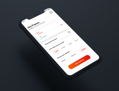 Bus Ticket Booking App branding ui