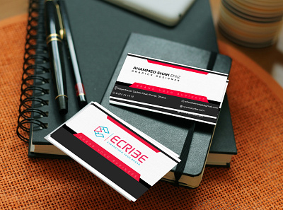 Business Card branding design illustration