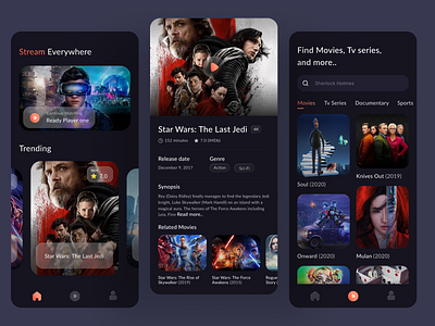 Movie Streaming Apps By Rendy Vickriansyah On Dribbble