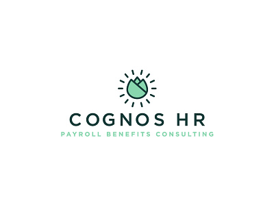 Cognos HR Logo clean hr logo mark natural organic simple