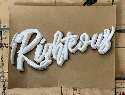 Righteous design graphic design hand drawn typeface typography