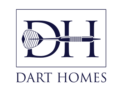 Dart Homes Logo ReDesign design graphic design logo logodesign logodesigner logoredesign typeface typography