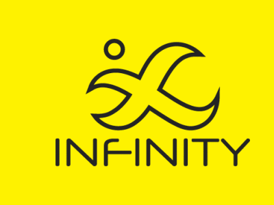 infinity logo branding design flat flat logo design flat logos identity minimal minimalist logo minimalist logo design vector