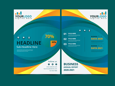 corporate flyer design template