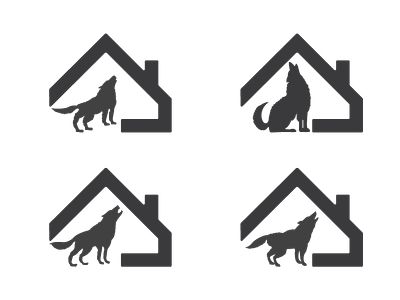 Wolf Home Logo Shape