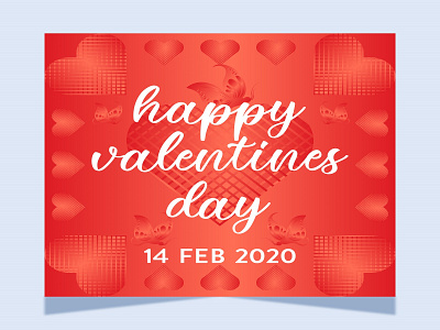 happy valentines day 202013 1 branding design flat identity illustration illustrator lettering logo typography vector