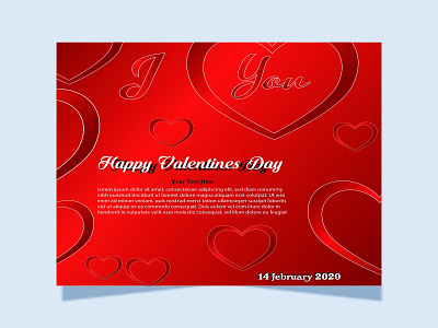 happy valentines day 202012 2 design happy valentines happy valentines day happy valentines day 2020 illustration illustrator lettering minimal typography valentines day valentines day card valentines day poster vector