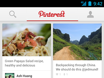 Pinterest for Android