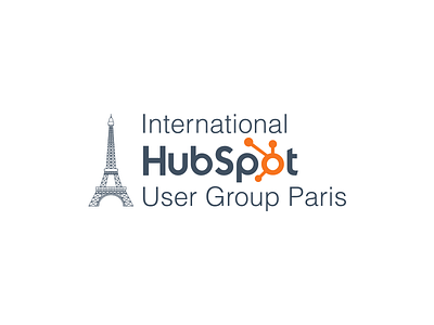 Logo International HubSpot User Group Paris branding event hubspot logo paris