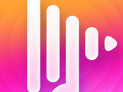 Logo for a Music Website and App app icon app logo icon logo lyrics mobile app music
