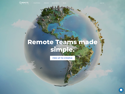 RemoteTeam Website Hero