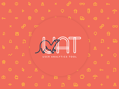 User Analytics Tool Logo and UI analytics animal brand design icons identity illustration logo logo mark software typography ui ux