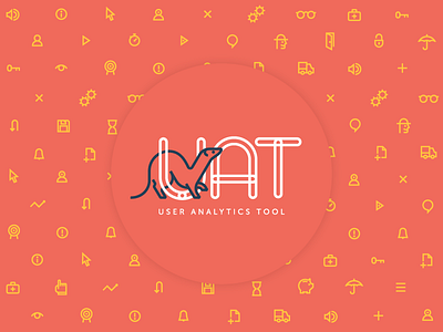 User Analytics Tool Logo and UI analytics animal brand design icons identity illustration logo logo mark software typography ui ux