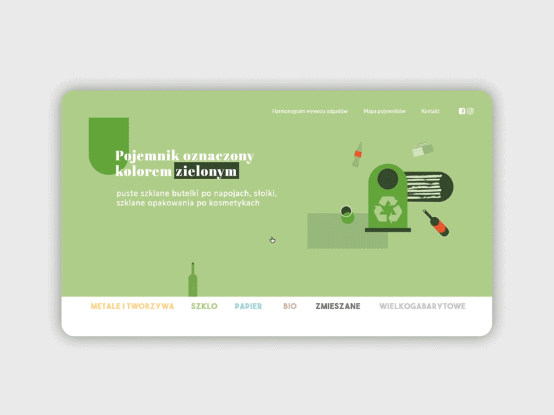 recycle / web interaction
